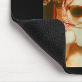 Cat Meme Average Monday 9am Funny Sarcastic Back T Mousepad (Ecke)