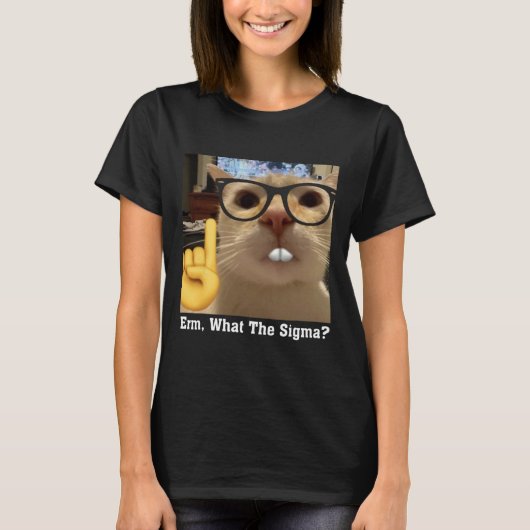 Cat Meme Clic Niedlich Kitten Erm T-Shirt (Vorderseite)