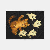 Cat Meme Funny Soky Halloween Kitty Fleecedecke (Vorderseite (Horizontal))