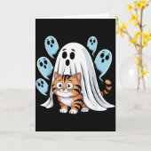 Cat Meme Funny Soky Halloween Kitty Karte (Gelbe Blume)