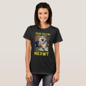 Cat Meme Meow Pun Sie sind Freaking Meowt Katze 2 T-Shirt (Vorne ganz)