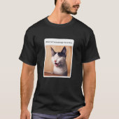 Cat Meme Scotch Drinker Alkohol T-Shirt (Vorderseite)