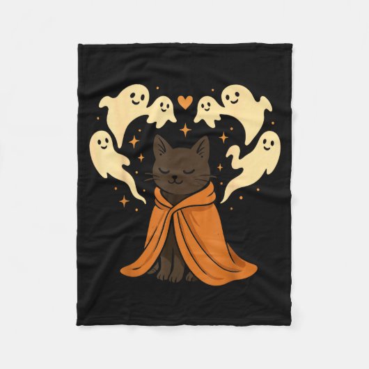 Cat Meme Soky Cute Black Halloween Fleecedecke (Vorderseite)