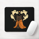 Cat Meme Soky Cute Black Halloween Mousepad (Mit Mouse)