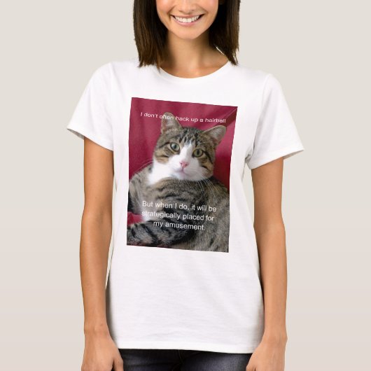 Cat Meme T-Shirt (Vorderseite)