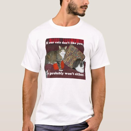 Cat Meme T-Shirt (Vorderseite)