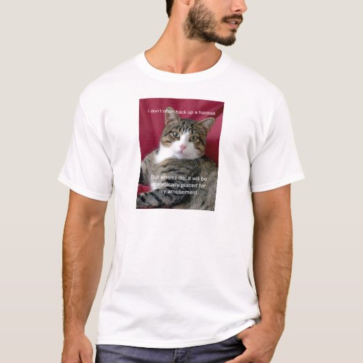 Cat Meme T-Shirt (Vorderseite)