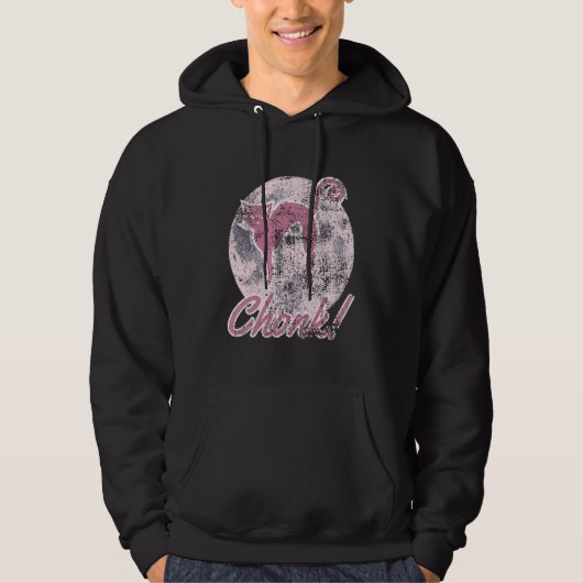 Cat Meme T-Shirt Chonk Grumpy Cats Vater Mama Cat Hoodie (Vorderseite)
