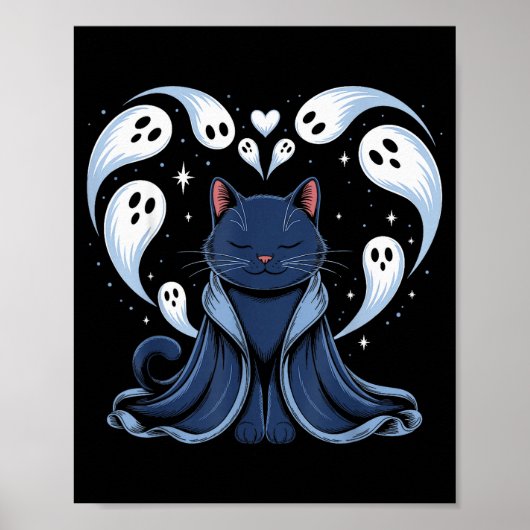 Cat Meme Wizard Soky Fantasy Kitty Poster (Vorne)