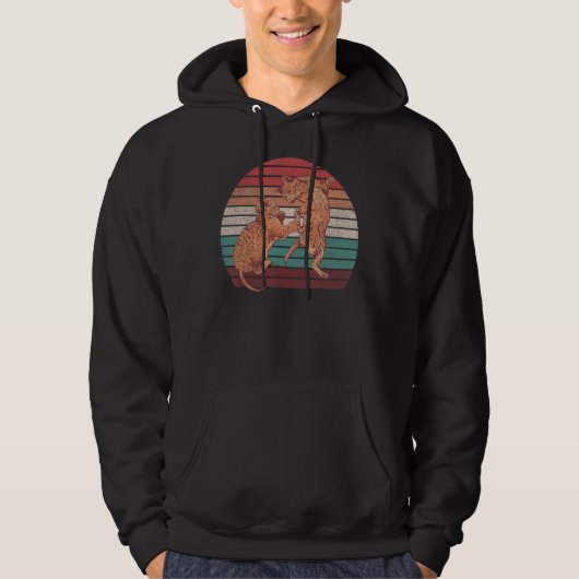 Cat Memes Chonk Cat Evolutionen Tier Hoodie (Vorderseite)