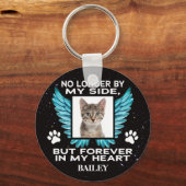 Cat Memorial - Benutzerdefiniertes Foto Schlüsselanhänger (Vorderseite)