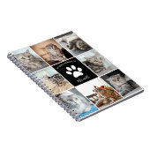 Cat Memorial Custom Foto Collage in Love Memory Notizblock (Rechte Seite)