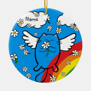 Cat Memorial Custom Ornament - personalisiert