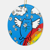 Cat Memorial Custom Ornament - personalisiert (Links)