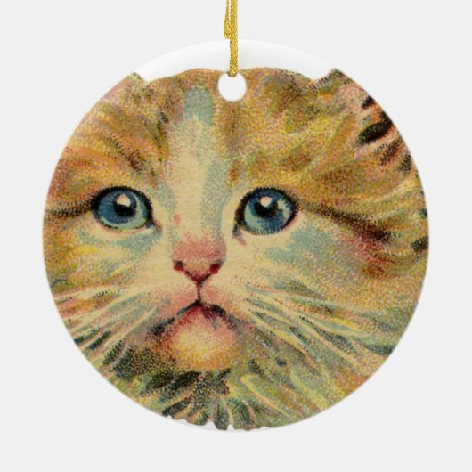 Cat Memorial Custom Ornament - personalisiert (Hinten)