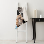 Cat Memorial Custom Pet Foto Collage Paw Print Sherpadecke (Beispiel)