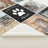 Cat Memorial Custom Pet Foto Collage Paw Print Sherpadecke (3/4)