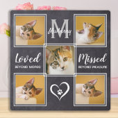 Cat Memorial Einmalige FotoCollage Fotoplatte