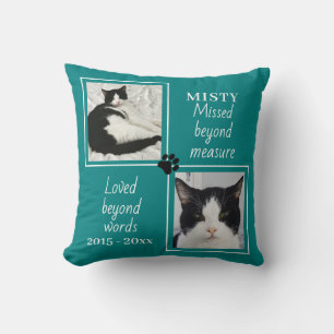 Cat Memorial Fehled Beyond Measurement Custom Foto Kissen