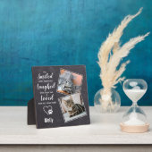 Cat Memorial Gift - Beileid Cat Pet Loss Keepake Fotoplatte (InSitu)