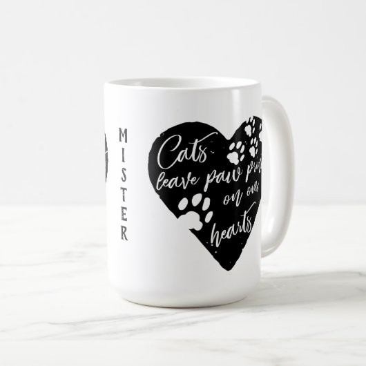 Cat Memorial Kaffeetasse (VorderseiteRechts)
