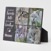 Cat Memorial Keepake Beileid Foto Pet Loss Fotoplatte (Seite)