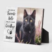 Cat Memorial Pet Loss Fotoplatte (Seite)