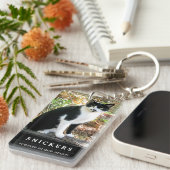 Cat Memorial Schlüsselanhänger - Gebet auf der Rüc (Vorderseite rechts)