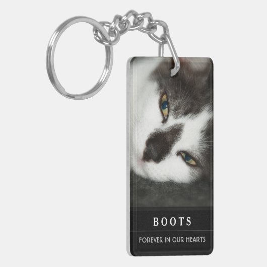 Cat Memorial Schlüsselanhänger - Gottesgartengedic (Vorderseite links)