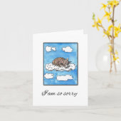 Cat Memorial, Sympathy Card Karte (Gelbe Blume)