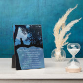 Cat Memorial Wie schön der Himmel einfach sein mus Fotoplatte (Seite)