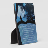 Cat Memorial Wie schön der Himmel einfach sein mus Fotoplatte (Seite)