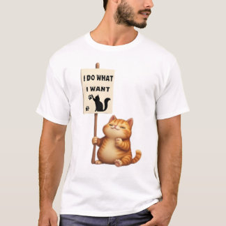 Cat Men's Basic-T - Shirt