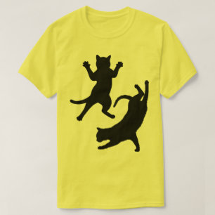 Cat Mens Tshirts Niedlich Funny Cat Silhouette