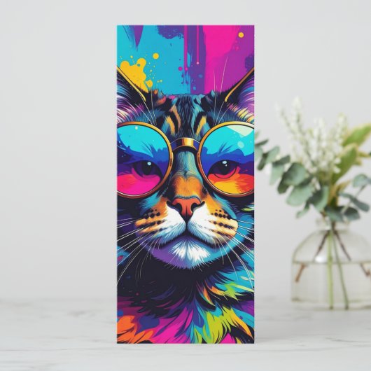 cat menükarte (Stehend Vorderseite)