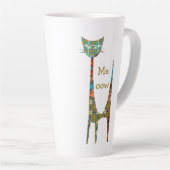 Cat Meoow Latte Tasse (Rechte Ecke)