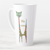 Cat Meoow Latte Tasse (Linke Ecke)