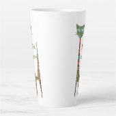 Cat Meoow Latte Tasse (Vorderseite)