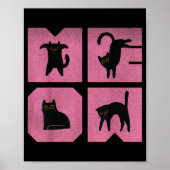 Cat - Meow Art  Poster (Vorne)