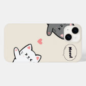CAT MEOW DESIGN PHONE COVER (Rückseite (Horizontal))