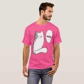 Cat Meow Funny Saitama Meme T-Shirt (Vorne ganz)