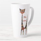 Cat Meow Latte Tasse (Rechte Ecke)