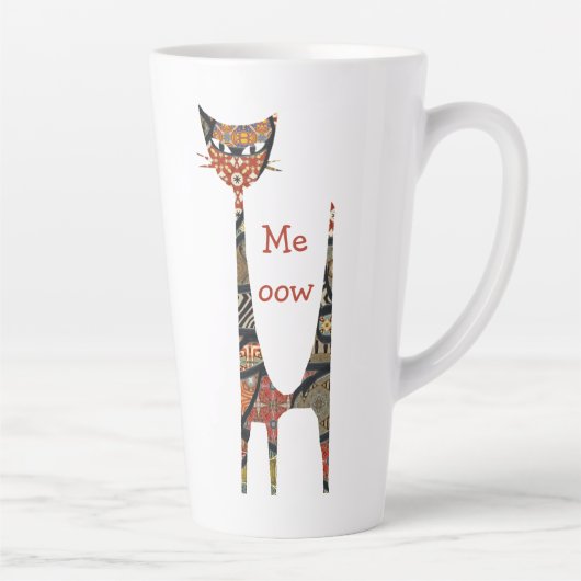 Cat Meow Latte Tasse (Rechts)