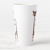 Cat Meow Latte Tasse (Vorderseite)