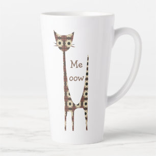Cat Meow Latte Tasse