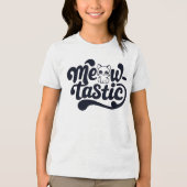 Cat Meow-Tastic Fantastic Tri-Blend Shirt (Vorderseite)
