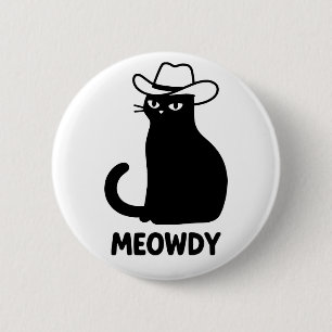 Cat Meowdy Button