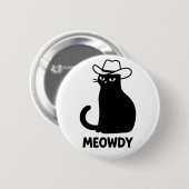 Cat Meowdy Button (Vorne & Hinten)