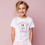 Cat Meowmaid Mermaid Girl Birthday Party T-Shirt<br><div class="desc">Mit unserem Geburtstagshirt von Meow maid zum Geburtstag schenken wir Ihnen ein zauberhaftes Party mit köstlichen Cat Mermaids! Ihr kleines Mädchen feiert ihren besonderen Tag mit ihren Freundinnen in einem kahlem, wasserreichen Wunderland. Unser Mercat-Party-Thema Set die Szene für einen erlebnisreichen Tag des Schwimmen, Schwimmen und Mähen vor Freude! Verpassen Sie...</div>