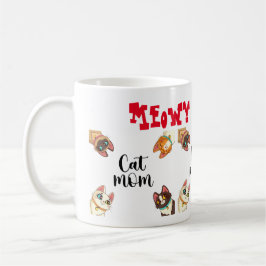 Cat Meowy Catmas Kaffeetasse